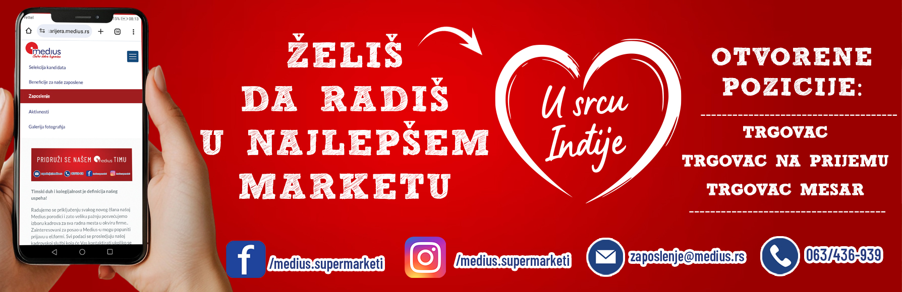 Baner Medius Indjija – novo